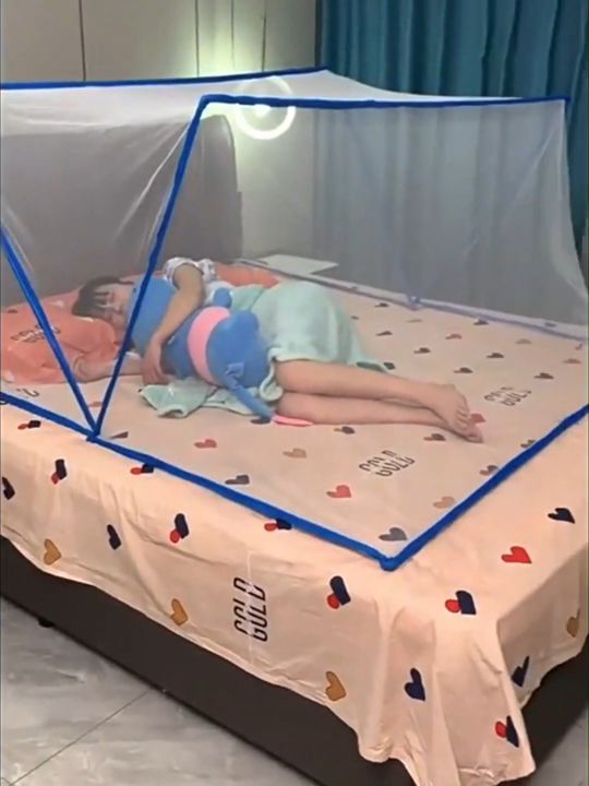 Foldable Bottomless Mosquito Net Portable Anti-mosquito net window Tent Folding bed Bed canopy on the bed mosquito net baby bed