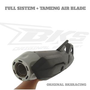 Knalpot Copy Cms Tzm Tabung Vario Suara Bas Gerung Beat Scoopy Vario 110 fi Dll