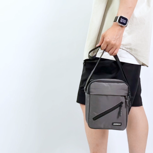 MENSPE Men Bag Fashion Shoulder Bag Cross Body Bag Casual Handbag Multiple Pocket Design Large Capacity Waterproof Lightweight Casual Sport Street Bag