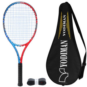 YODIMAN Professional High-Performance Tennis Racket All-Carbon Fiber Original Adults - Ideal For Intermediate/Advanced Players Durable Frame With Lightweight Comfortable Grip