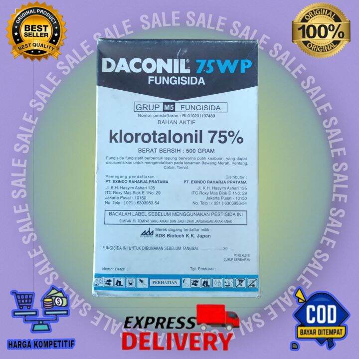 Fungisida Fungistatif Daconil Wp Kemasan Gram Lazada Indonesia