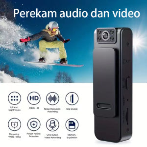 Camera HD 1080P Model Rotating Camera Mini Kamera Pengintai Clip Z8 kamera Perekam Suara