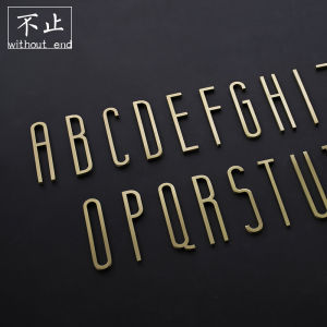 Phong Cách Scandinavia Trang Trí Tường Bằng Đồng Nguyên Chất Đồ Trang Trí Nhà Chữ Cái Vật Liệu Khác Hình Dạng Chữ Cái