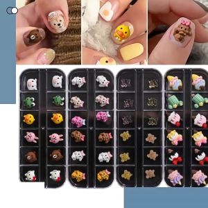 อะไหล่ติดเล็บ คละแบบ รูปการ์ตูน ผลไม้ น่ารักๆ แต่งเล็บ CTH