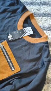 Kaos Anak Saku Depan Pocket Katun Cotton Combed 30s Umur 4 - 15 Tahun