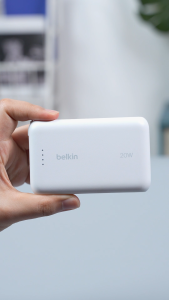 Pin sạc dự phòng Belkin Boost Charge 10.000 mAh hỗ trợ sạc nhanh 20W PD tích hợp cáp USB-C