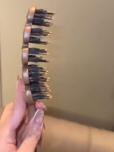 Pine Tower Shape Hair Smoothing Comb Fluffy Massage Anti-Static Bristle Hair Brush