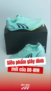 Do-win Giày Đinh Pháo Tiểu cao cấp chạy bộ và tập luyện thi đấu cho Nam/ Nữ Chạy ngắn nhảy cao và bật xa dowin