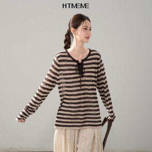 HTMEME | Áo Sweater Dệt Kim Dài Tay Chống Nắng Mùa Hè Mỏng Đẹp