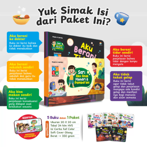 Seri Aku Anak Mandiri dan Pemberani ~ melatih keterampilan anak - buku anak pintar - Ziyadbooks