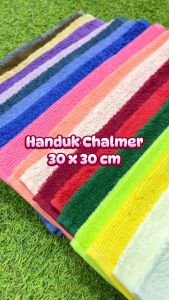Handuk Chalmer 30 x 30 cm Sapu Tangan Handuk Tangan Handuk Muka Handuk Wajah