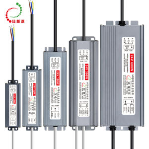 Bộ Chuyển Đổi Điện Áp Chống Nước IP67 220V110V Sang 12V24V 3C Bộ Chuyển Đổi Nguồn LED 20W40W60W300W400W Thương Hiệu Jiashen Yuan