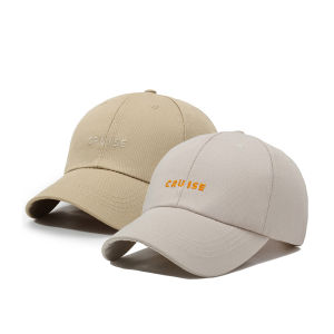 American Retro Big Head Baseball Cap Suitable for Big Faces Summer Wide Brim Soft Top Peaked Cap Mens Letter Face Small Mountaineering Outdoor Sports