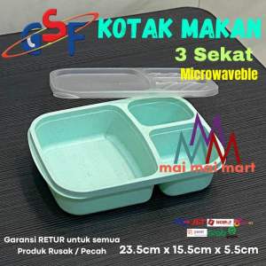 Kotak Makan Bekal Lunch Box Microwaveble Tempat Makan Tepak Makan Anak GSF 3303