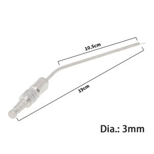 PIORPOY 1 Chiếc Thép Không Gỉ Nha Khoa Frazier Máy Hút Ống Hút 3/4/5 Mm Y Tế Phẫu Thuật Làm Sạch Xương Nha Khoa Dụng Cụ