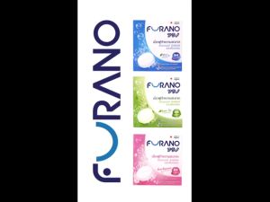 Furano เม็ดฟู่ทำความสะอาดรีเทนเนอร์ อุปกรณ์จัดฟันใสและฟันปลอม (1 กล่อง)