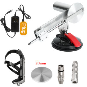 DC 24V Automatic Telescopic Linear Actuator Motor Set 65mm Stroke With 80mm Plate Adjustable Speed Power Controller 30-300RPM