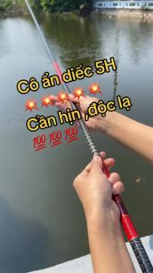 Cần 5H Cô Ẩn Diếc 5H-28i câu rô chép cảm giác - cần câu đài 5H thân nhỏ Kèm ngọn phao trục thẻo