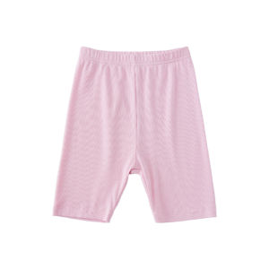 Quần Lót Trẻ Em Knitted 2025 Chống Ánh Sáng Thoải Mái Co Giãn Bằng Vải Cotton Pha Trộn Thoáng Khí an Toàn Cho Bé Gái Mùa Hè