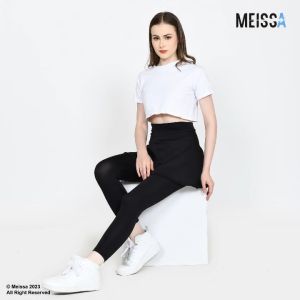 Legging + Rok Setelan Rok Pendek Legging Rok Celana Olahraga Senam Gym Yoga Muslimah