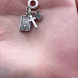 Chất Liệu Bạc 925 Hạt Charm Bướm Lấp Lánh & Cú Chó Mặt Dây Chuyền Dành Cho Nữ Trang Sức Vòng Tay Quà Tặng
