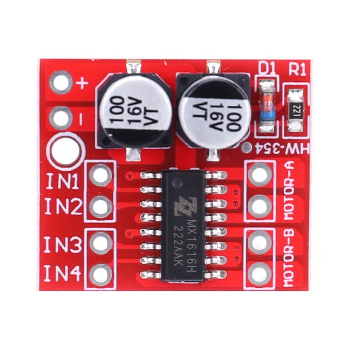 L298N Dual Stepper Motor Drive Module Dual H Bridge Mini Stepping Motor ...