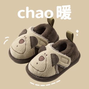 Dép Bông Ấm Áp Mùa Đông Cho Trẻ Em Dép Lông Thú Có Gót Cho Bé Trai Dép Lười Đi Trong Nhà Cho Bé Trai Nhỏ Dép Lười Bông Ấm Áp Cho Bé Trai