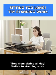 ✅SG Ready Stocks✅ Ergonomic Standing Desk Converter Lifting Laptop table Computer Table