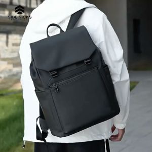 SIDE KICKS Berkley PU Backpack 15.6 Laptop Men Woman Beg Galas Lelaki Perempuan 男女大容量背包