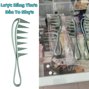 Lược Răng Thưa Bản To Nhựa Chống Rối Gãy Tóc Chất lượng cao