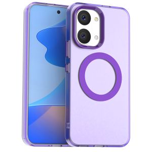 szhaiyu | Frosted Transparent Magnetic Phone Case for Poco X8 Pro Max Case for Poco X7 Pro for Magsafe Wireless Charge Protective Cover