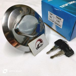 tutup tangki bensin Megapro Tiger Megapro mono Verza Tiger Revo full besi crome
