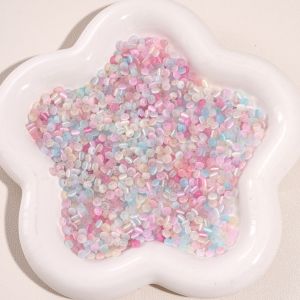 4x2.5mm Glass Donuts Cat Eyes Rice Beads For Handmade Bracelet Necklace Earring Mobile Phone Chain DIY Craft Jewelry Making Accessories