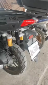 ✅Original fast delivery✅COD Motorcycle Metal/Stainless Dual Plate Protector Universal Motorcycle Accessories