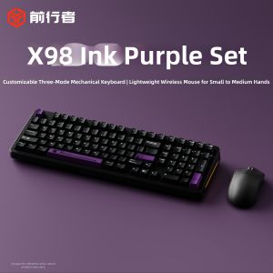 EWEADN | Wireless Bluetooth Triple Mode Customizable Gaming Keyboard and Mouse Set