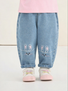 CUTEPANDAS | Quần Jeans Denim Trẻ Em Phong Cách Thoải Mái