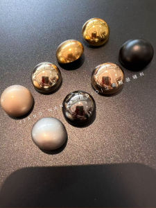 New Simple Metal Button Eight Colors round Sweater Cardigan Coat Jacket Buttons Small Fragrance Style Fashion Accessories