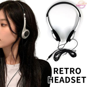 INS Fashion Retro Nostalgic Headsets Millennium Wind Vintage Over Ear Wired Headphone Photo Props Personality Accessories