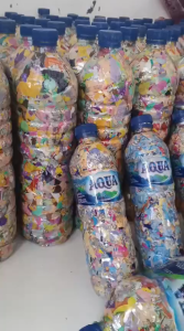 ECOBRICK BOTOL AQUA 1500ml Dan 600ml BERAT 250gr - 500gr lebih