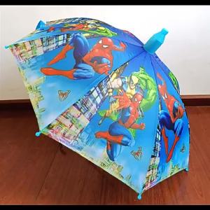 Automatic Long Handle Waterproof Sun-Blocking Umbrella for Children