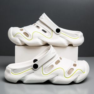 NB CROSS | Dép đi trong nhà NB Cross mùa hè 2025 đế dày chống mài mòn có gót bao che đầu dép đi cắm trại thoáng khí EVA