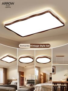 Đèn Trần Siêu Sáng Bảo Vệ Mắt Phong Cách Cổ Điển