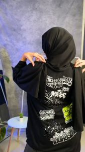 KAOS OVERSIZE & REGULER | STREET HAS NO RULES GRAFFITI TRIAD BLACK T-SHIRT | COTTON COMBED | TRIAD GRAPHIC STREETWEAR APPAREL | A4780