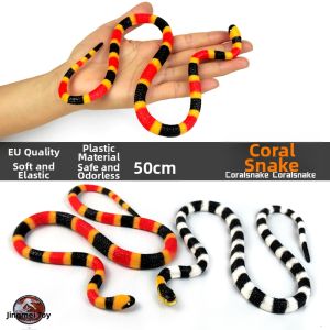 Realistic Coral Snake Toy Model for Childrens Learning