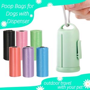 Dog Poop Bags Dispenser for Small Medium Large Dogs Pets Mini Travel Garbage Bag Box Outdoor Waste Bag Holder Pet Cleaning Tools