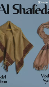sorban merk al shafeda harga terjangkau kualitas bagus aneka warna dan motif ukuran 200 cm x 100 cm