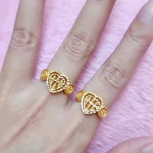 JIN JING CINCIN SEMPOA LOVE PADU SIZE 10-17 (BERPUSING) EMAS 916 TULEN 4g UP