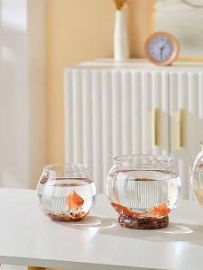 CODตู้ปลา โหลพลาสติก โหลปลาทอง โหลปลาหางนกยูง โหลปลากัด ทรงกลม แข็งแรง ตกไม่แตก