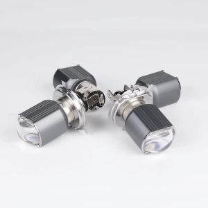 Đèn Pha LED H4 15W 12000LM BA20D Ống Kính Máy Chiếu Canbus Bi-LED Bóng Đèn Xe Máy 6000K 12V Để Tăng Cường Tầm Nhìn Khi Đi Xe Ban Đêm