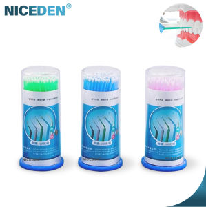 NICEDEN 100Pcs Dental Micro Brush Bottle Dental Disposable Micro Brushes Applicators Brush Teeth Oral Dentist Materials Dropship